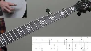 Cluck Old Hen | Beginner Bluegrass Banjo Lesson With Tab