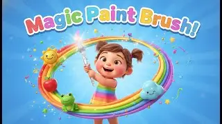 Magic Paint Brush  | fun rhyme for kids & toddlers | kids rhymes in english
