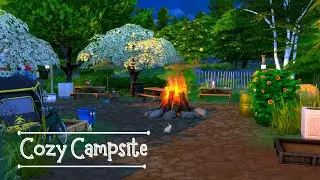 Cozy Campsite // Sims 4 Speed Build