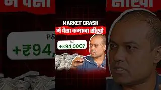 Learn To Earn From Market Crash! | Govind Jhawar #upsurge #investmentstrategy #basicsofstockmarket