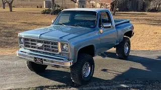 1978 Chevrolet K10 Cheyenne Super | LS3 525hp, 4L75E, Frame-Off Build, Power Front Disc