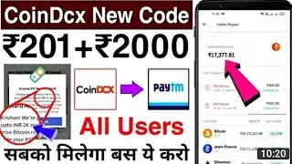 CoinDCX loot free Bitcoin