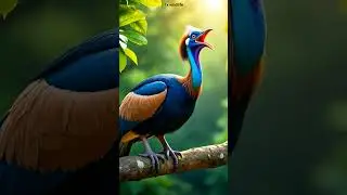 The&nbsp;northern cassowary(Casuarius casuarius)#birds #dengerousbirds #shorts #birdsounds #cassowary #ai
