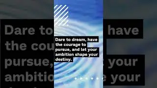 Dare to dream, have the courage to pursue👓