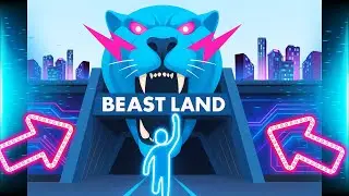 Immersive interactive warm up at MrBeast Beast Land, This Felt TOO Real
