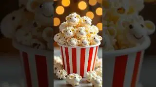 😱Cute food Popcorn Crunch Complation 🍿🐑|Ultra Satisfying#shorts#shortsfeed #mukbang #oddlysatisfying