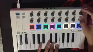 Morada - S&oacute; Tu &Eacute;s Santo | Synth Bass Cover