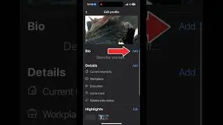 How to add Bio on Facebook in 2024 #shorts #facebook #instagram