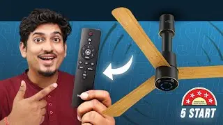 Smart FAN with Remote Control & Amazing Features 😍 V-Guard Insight G Premium BLDC Fan Review!
