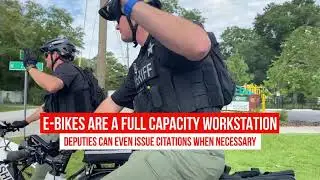 HCSO's Bicycle Response Team rolls out electronic bikes