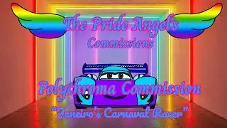 The Pride Angel&rsquo;s Commissions - Polychroma Commission: &ldquo;Janeiro&rsquo;s Carnaval Racer&rdquo;