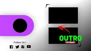 How To Make Animated Outro On Android | Clean Outro Tutorial | Outro Kese Banaya