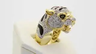 Buy diamond tiger ring '750', for sale online www.jethromarles.co.uk