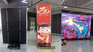 We have a variety of new LED poster screens here. #ledscreen #leddisplay #ledposter #ledvideowall