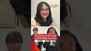 Watch The Moment Melissa Tracy Reveals She&rsquo;s A Top 10 Finalist! | Global Teacher Prize 2023