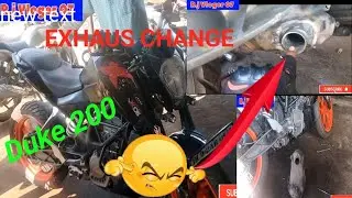 duke 200 exhaust modified // exhaust modified//duke 200 exhaust modified bs4.duke 200 bs4 //exhaust.