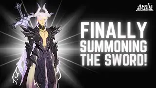 I got the BIG Sword!!! Summoning the NEW Rosy Cosmetics Set!!! - AFK Journey
