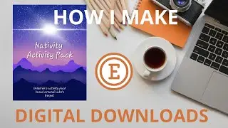 ♡ Art Vlog ♡ How I Make My Digital Downloads For My Christian UK Etsy Small Business