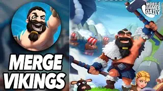 MERGE VIKINGS Gameplay Walkthrough - Viking Idle Merge Game (iOS, Android)