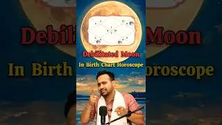 Debilitated Moon 🌕 in Bad House's of Birth Chart Horoscope - Explained by Arun Pandit Ji #moon