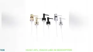 1PC Metal Bathroom Liquid Soap Dispenser Toilet Hand Replacement Lotion Shampoo Pump with Plastic Ja