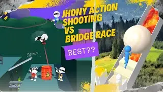 ✅Jhony Trigger Action Shooter 🆚Bridge Race|Gameplay|Android Game iOS