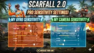 BEST Scarfall 2.0 Sensitivity Settings (Gyro + Non-Gyro) | Headshots GUARANTEED!