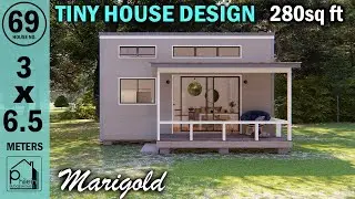 MARIGOLD | 280sqft. (26sqm.) TINY HOUSE DESIGN with LOFT