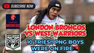 LONDON BRONCOS VS WEST WARRIORS RND 2 SEASON 2026. BREDFED CHAMPIONSHIP 