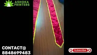 Graduation Day Shawl Ribbon and cap Making in Trivandrum at Ashoka Printers #customized #printing