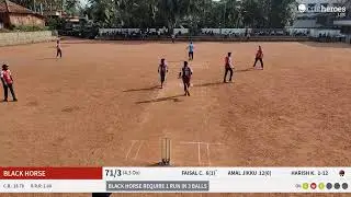 Black Horse vs F & A Wayanad live cricket match | RANJI MEMORIAL PREMIER LEAGUE  live - Peralassery