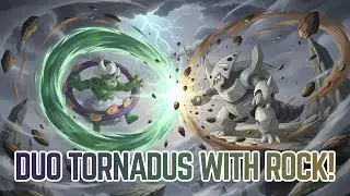 DUO! Tornadus CRASHED by Mega Aggron Rock power!