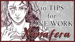 10 Tips to Improve Line Work | Digital and Traditional Art | XANAFERA