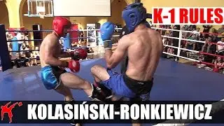 Finał MP K-1 (-75kg): Daniel Kolasiński vs Michał Ronkiewicz