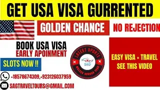 USA Tourist Visa 2025 🇺🇸 | Guaranteed Success + November Appointments Open