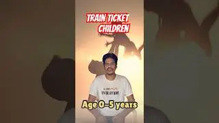 Children train ticket #travel #train #trending #shorts #shorts #gstalks