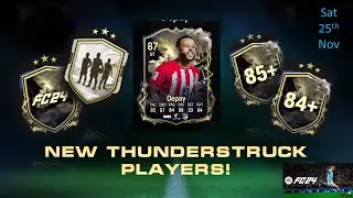 FC24 |   Thunderstruck Depay!  NO LIMIT ICON SBC!   and more upgrades!