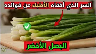 فوائد البصل الأخضر : السر الذي أخفائه الاطباء عن فوائده , 12 فائدة مدهشة ستغير رأيكم بالبصل !!