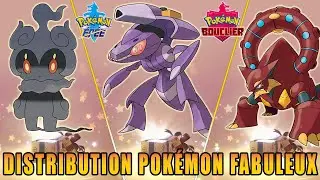 DISTRIBUTION 3 POKEMONS FABULEUX EPEE ET BOUCLIER et event dynamax Frissonille