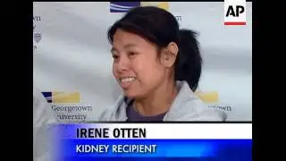 Thirteen patients with healthy new kidneys from the world''s largest kidney swap met their guardian