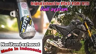 Yamaha MT15 Exhaust Modification/ Norifumi/ ASMR /Cinematic video