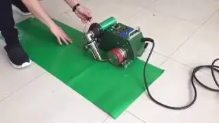 Graphic Banner Welder Model A Working Process