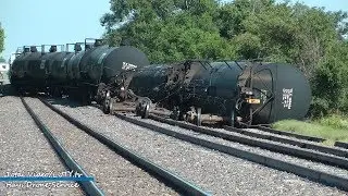 Tanker Car Train Derailment 9th and Allen Street Hays KS 7/14/19