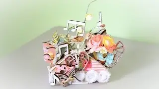 Altered Mini Picnic Basket For SaCrafters
