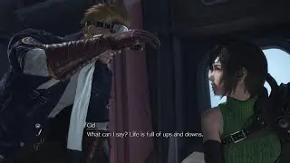 FINAL FANTASY VII REBIRTH Cid teasingly taunts Yuffie's motion sickness ,Funny scene