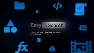 Easy Search Tool | The Ultimate After Effects Workflow Script