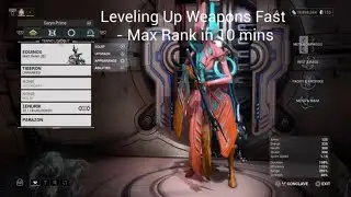Warframe | How To Rank Up Weapons Fast | ESO vs Stealth Kills