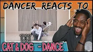Dancer Reacts To TXT (투모로우바이투게더) ‘Cat & Dog’ Dance Practice | TXT Cat & Dog Dance Practise Reaction