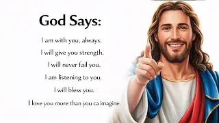 ✝️God Says - I will give you strength | Your Guardian Angel | Biblical Scriptures Teaching
