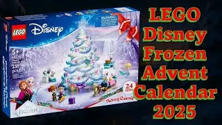 LEGO Disney Frozen Advent Calendar 2025 - Complete Days 1-24 Speed Build and Review